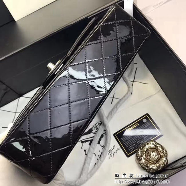 香奈兒CHANEL 升級版A1112小羊皮金銀鏈條單肩斜挎包 DSC1056